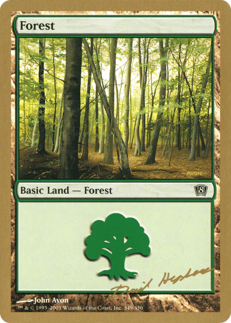 Forest (dh349) — World Championship Decks 2003