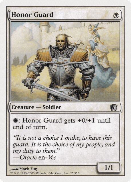Honor Guard (25) — Eighth Edition