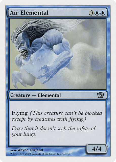 Air Elemental (59) — Eighth Edition