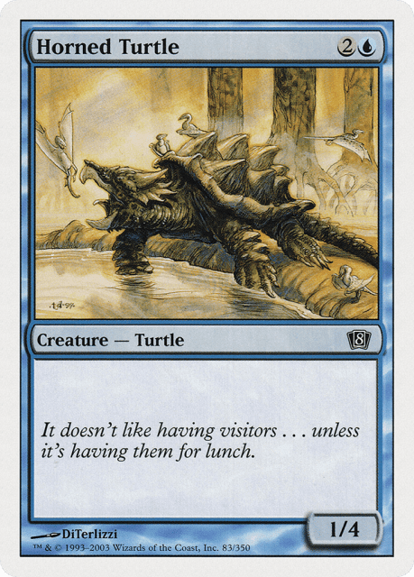 Horned Turtle (83) — Eighth Edition