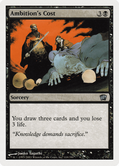 Ambition's Cost (118) — Eighth Edition