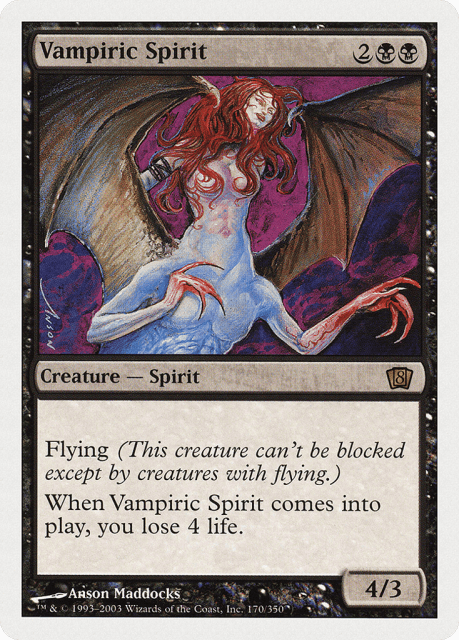 Vampiric Spirit (170) — Eighth Edition