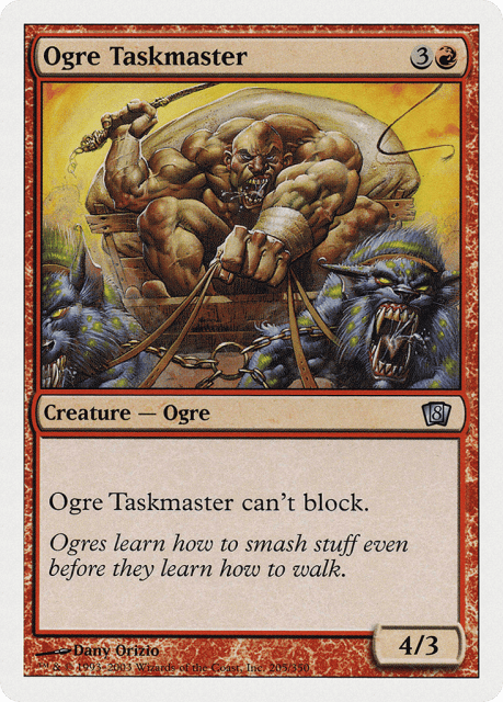 Ogre Taskmaster (205) — Eighth Edition