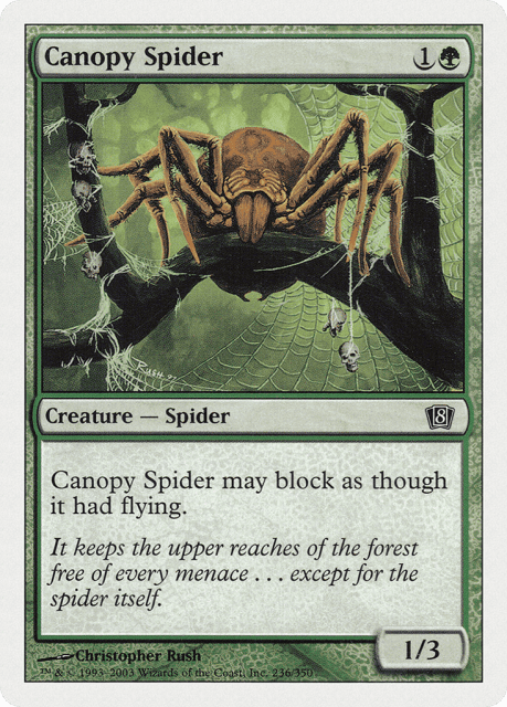 Canopy Spider (236) — Eighth Edition