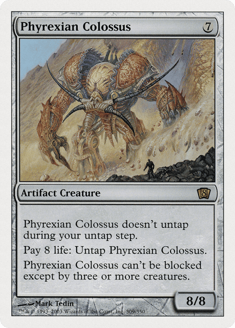 Phyrexian Colossus (309) — Eighth Edition
