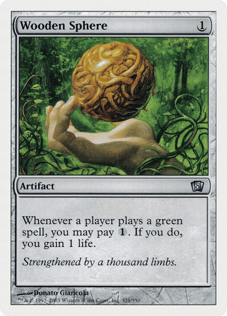 Wooden Sphere (321) — Eighth Edition