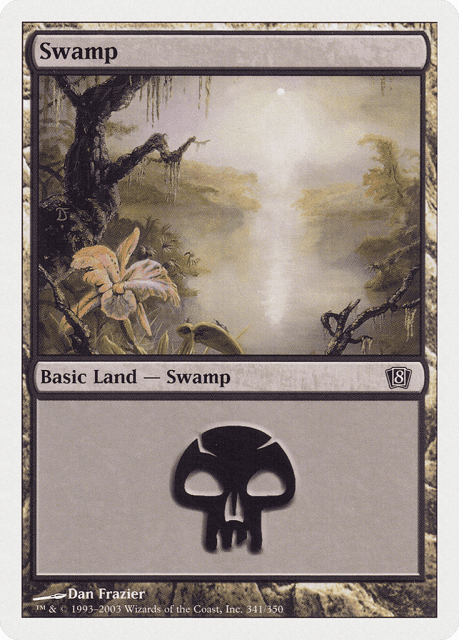 Swamp (341) — Eighth Edition