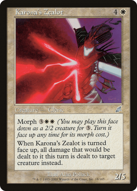 Karona's Zealot (18) — Scourge