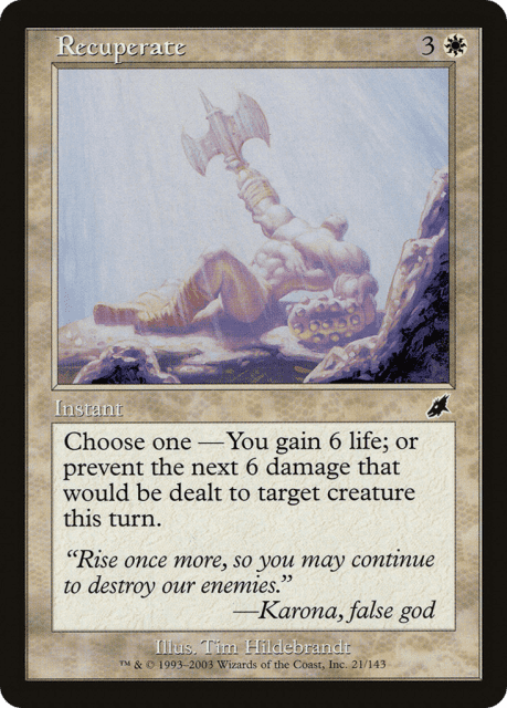 Recuperate (21) — Scourge