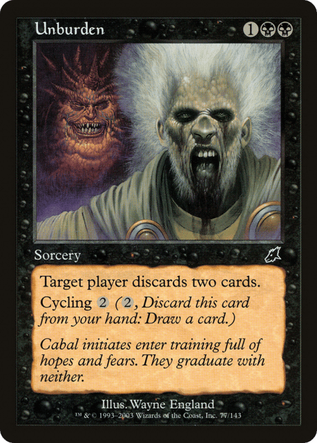 Unburden (77) — Scourge