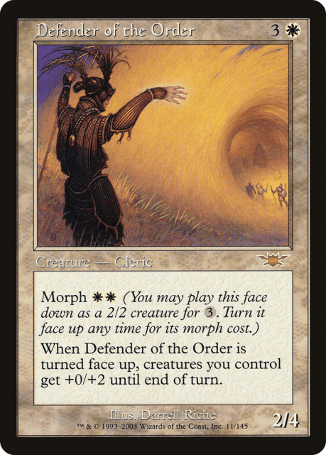 Defender of the Order (11) — Legions