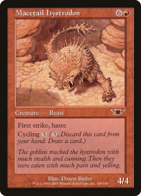 Macetail Hystrodon (106) — Legions