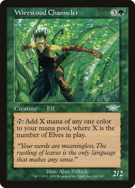 Wirewood Channeler (144) — Legions