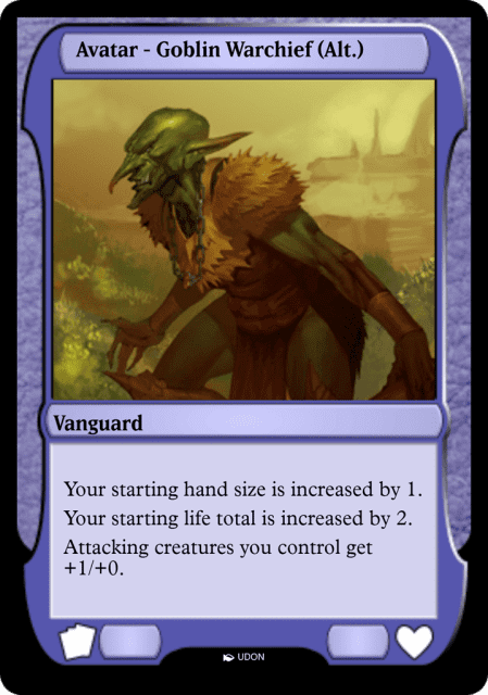 Goblin Warchief Avatar (5) — Magic Online Avatars