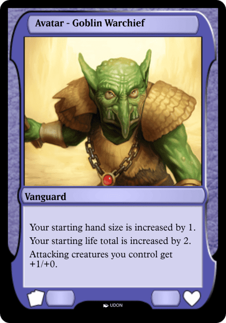 Goblin Warchief Avatar (6) — Magic Online Avatars