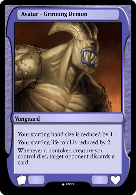 Grinning Demon Avatar (29) — Magic Online Avatars