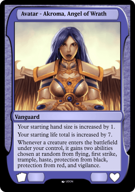 Akroma, Angel of Wrath Avatar (33) — Magic Online Avatars