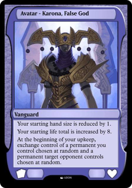 Karona, False God Avatar (34) — Magic Online Avatars