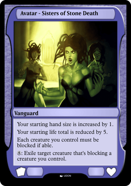 Sisters of Stone Death Avatar (55) — Magic Online Avatars