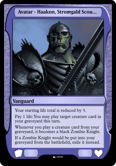 Haakon, Stromgald Scourge Avatar (62) — Magic Online Avatars