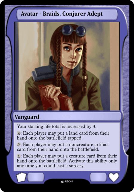 Braids, Conjurer Adept Avatar (66) — Magic Online Avatars