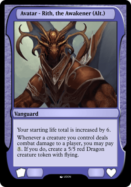 Rith, the Awakener Avatar (106) — Magic Online Avatars