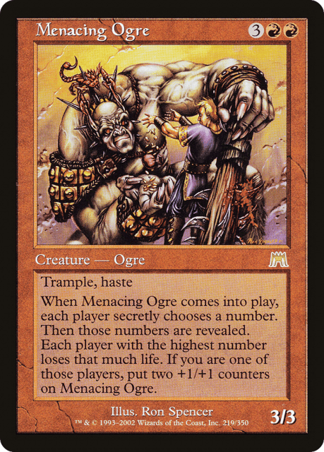Menacing Ogre (219) — Onslaught