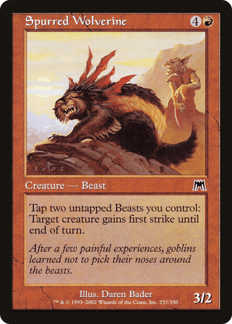 Spurred Wolverine (237) — Onslaught