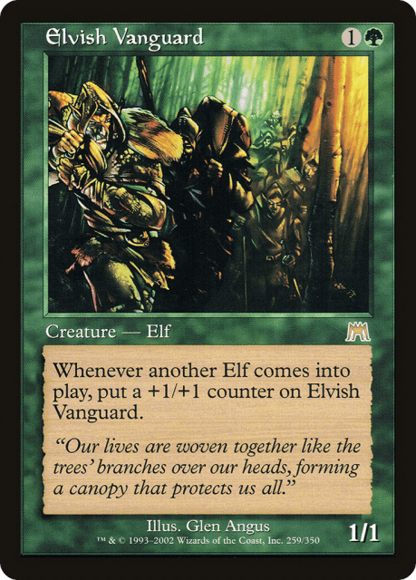 Elvish Vanguard (259) — Onslaught