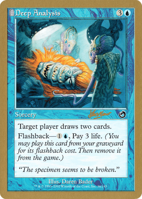 Deep Analysis (shh36) — World Championship Decks 2002