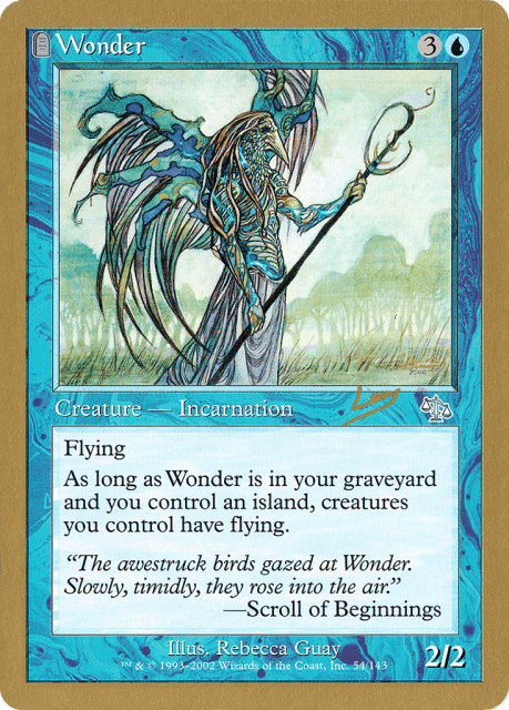 Wonder (rl54) — World Championship Decks 2002