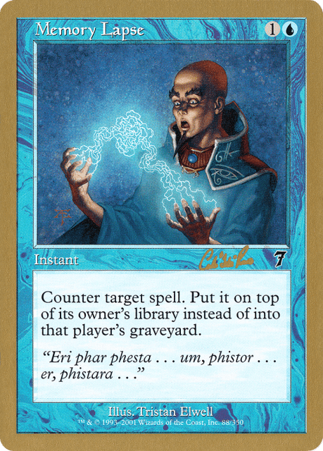 Memory Lapse (cr88) — World Championship Decks 2002