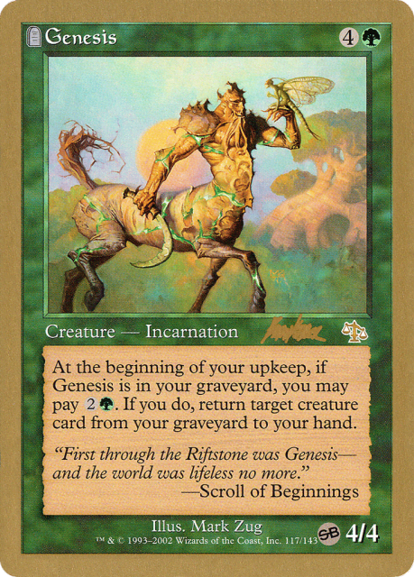 Genesis (bk117sb) — World Championship Decks 2002