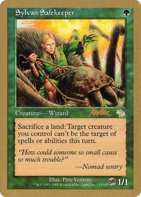Sylvan Safekeeper (bk133sb) — World Championship Decks 2002