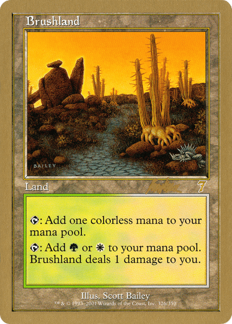 Brushland (bk326) — World Championship Decks 2002