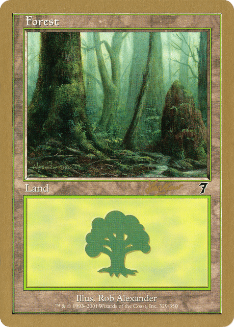 Forest (shh329) — World Championship Decks 2002