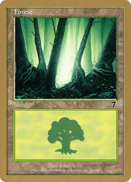 Forest (rl330) — World Championship Decks 2002