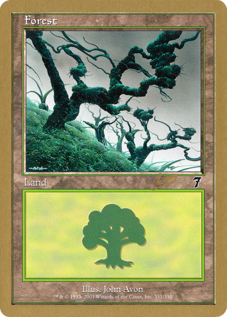 Forest (rl331) — World Championship Decks 2002