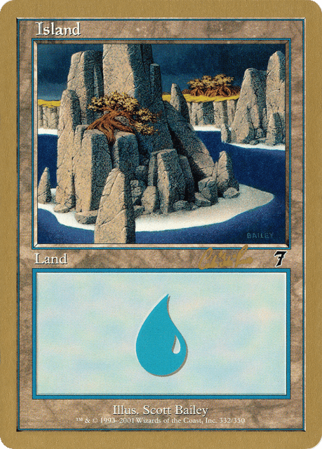 Island (cr332) — World Championship Decks 2002