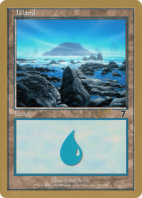 Island (rl334) — World Championship Decks 2002