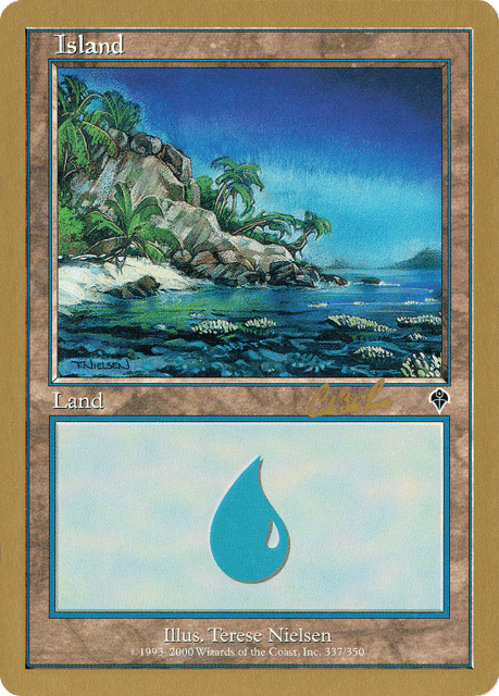 Island (cr337a) — World Championship Decks 2002