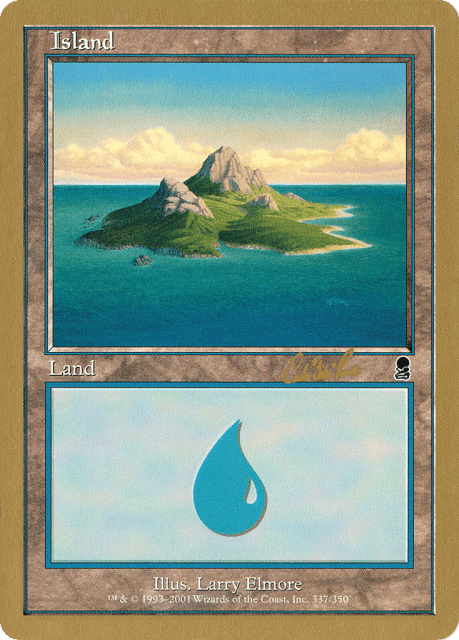 Island (cr337b) — World Championship Decks 2002