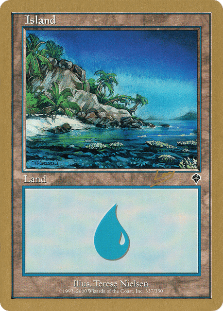 Island (rl337a) — World Championship Decks 2002
