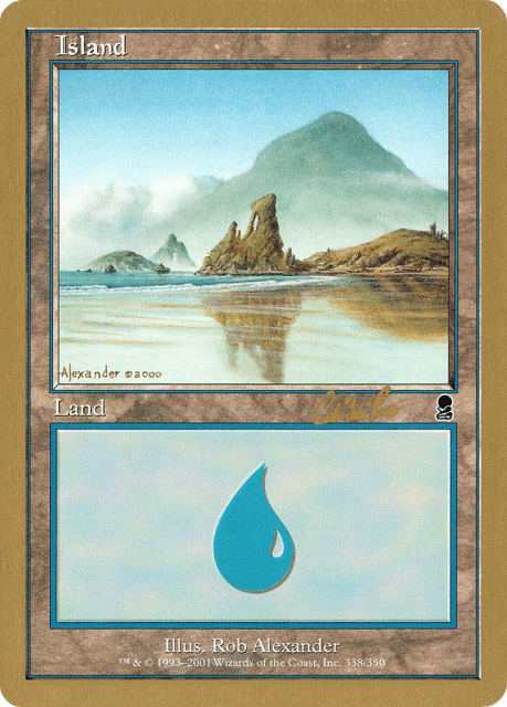 Island (cr338) — World Championship Decks 2002