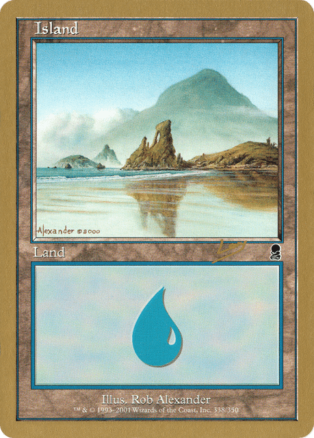 Island (rl338) — World Championship Decks 2002
