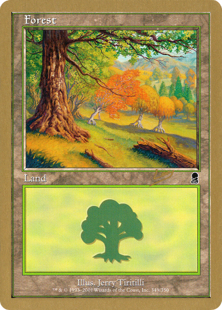 Forest (rl349) — World Championship Decks 2002