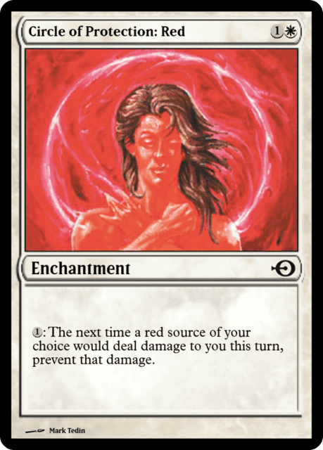 Circle of Protection: Red (31375) — Magic Online Promos