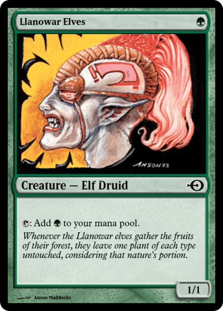 Llanowar Elves (31379) — Magic Online Promos