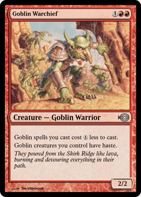 Goblin Warchief (31477) — Magic Online Promos