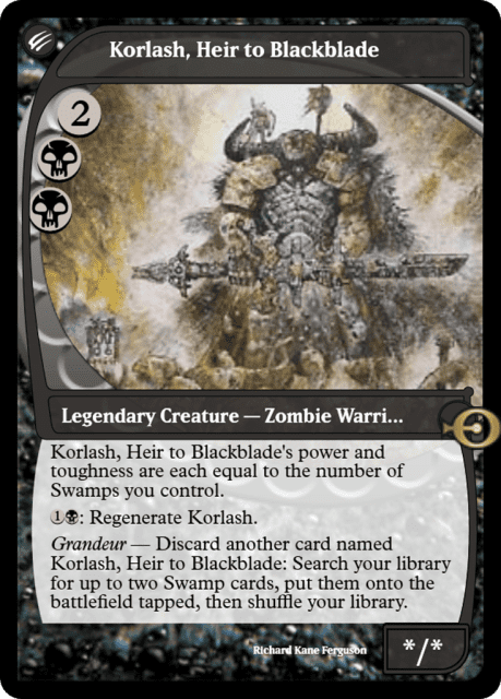 Korlash, Heir to Blackblade (31961) — Magic Online Promos